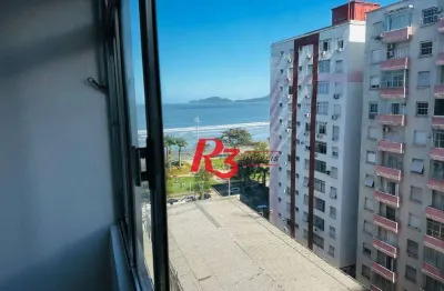 Apartamento com 1 dormitório para alugar, 48 m² por r$ 2.900,00/mês - embaré - santos/sp