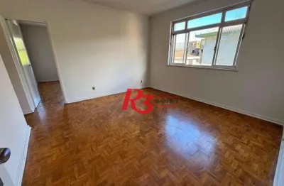 Apartamento com 3 dormitórios para alugar, 100 m² por r$ 3.500,02/mês - embaré - santos/sp