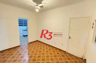 Apartamento com 2 dormitórios à venda, 71 m² por r$ 345.000,00 - boqueirão - santos/sp