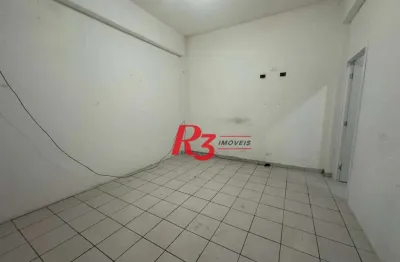 Sala para alugar, 100 m² por r$ 3.000,00/mês - encruzilhada - santos/sp