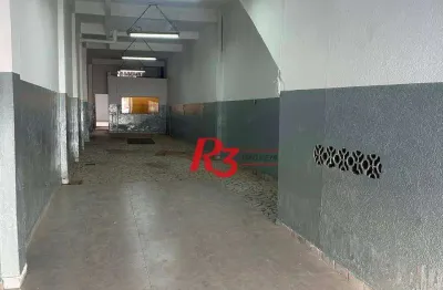 Loja para alugar, 100 m² por r$ 3.500,00/mês - paquetá - santos/sp