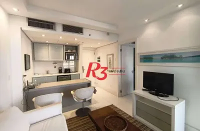 Apartamento para alugar, 50 m² por r$ 6.500,00/mês - boqueirão - santos/sp