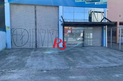 Galpão para alugar, 420 m² por r$ 13.000,00/mês - tupi - praia grande/sp