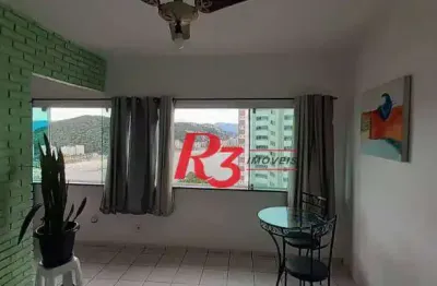 Kitnet com 1 dormitório à venda, 62 m² por r$ 325.000,00 - ilha porchat - são vicente/sp