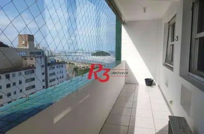Apartamento com 3 dormitórios à venda, 133 m² por r$ 490.000,00 - itararé - são vicente/sp