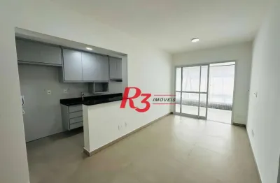 Apartamento com 1 dormitório para alugar, 60 m² por r$ 5.700,00/mês - boqueirão - santos/sp