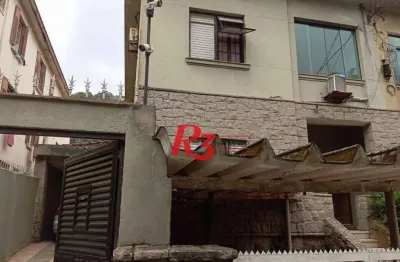 Sobrado à venda, 185 m² por r$ 1.500.000,00 - josé menino - santos/sp