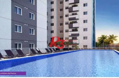 Apartamento à venda, 42 m² por r$ 350.000,00 - jabaquara - santos/sp