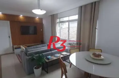 Apartamento com 2 dormitórios à venda, 120 m² por r$ 640.000,00 - ponta da praia - santos/sp