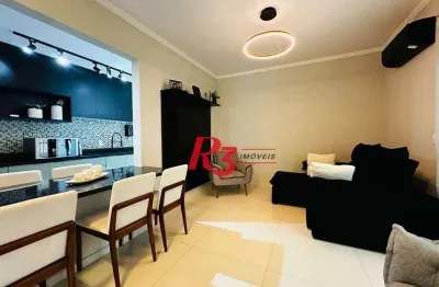 Sobrado à venda, 123 m² por r$ 1.000.000,00 - boqueirão - santos/sp