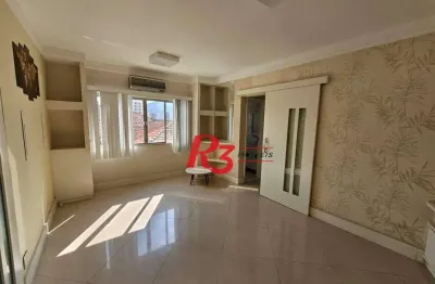 Apartamento com 2 dormitórios à venda, 70 m² por r$ 520.000,00 - campo grande - santos/sp