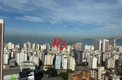 Sala para alugar, 88 m² por r$ 7.000,00/mês - boqueirão - santos/sp