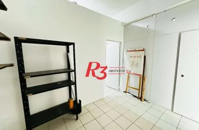 Sala para alugar, 80 m² por r$ 3.000,00/mês - encruzilhada - santos/sp
