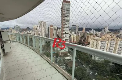 Apartamento à venda, 119 m² por r$ 1.400.000,00 - boqueirão - santos/sp