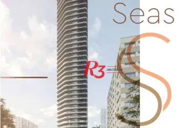 Apartamento com 4 dormitórios à venda, 501 m² por r$ 13.900.000,00 - ponta da praia - santos/sp