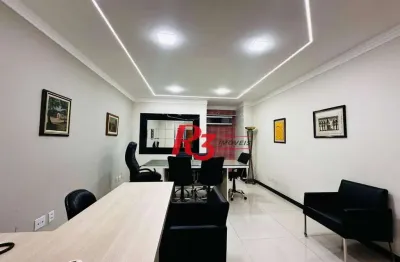 Sala, 70 m² - venda por r$ 400.000,00 ou aluguel por r$ 3.500,01/mês - centro - santos/sp
