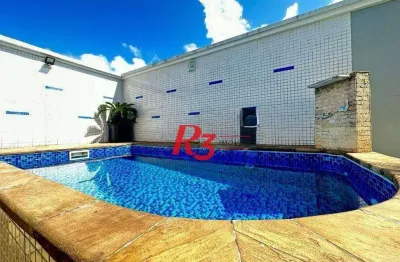 Sobrado com 3 dormitórios à venda, 154 m² por r$ 1.400.000,00 - campo grande - santos/sp