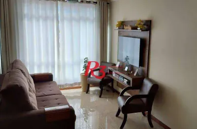 Apartamento com 3 dormitórios à venda, 105 m² por r$ 500.000,00 - itararé - são vicente/sp