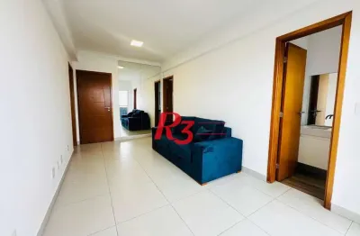 Apartamento com 1 dormitório para alugar, 60 m² por r$ 3.500,00/mês - ponta da praia - santos/sp