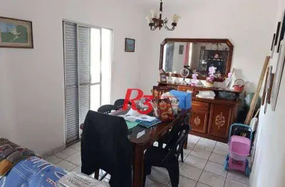 Casa com 3 dormitórios à venda, 125 m² por r$ 440.000,00 - santa maria - santos/sp