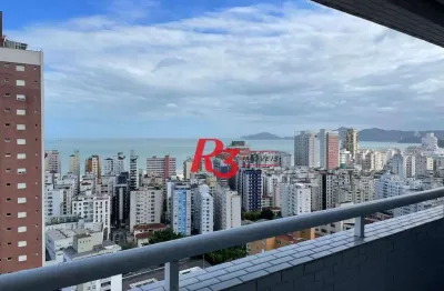 Sala para alugar, 44 m² por r$ 4.200,00/mês - boqueirão - santos/sp