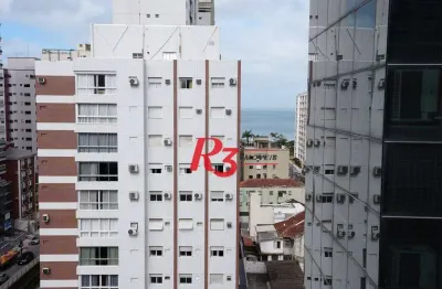 Cobertura com 3 dormitórios à venda, 207 m² por r$ 1.400.000,00 - embaré - santos/sp