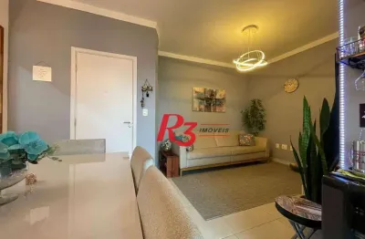Apartamento com 3 dormitórios à venda, 92 m² por r$ 839.000,00 - itararé - são vicente/sp