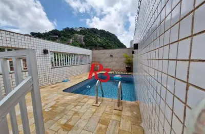 Casa com 4 dormitórios à venda, 231 m² por r$ 1.445.000,00 - marapé - santos/sp