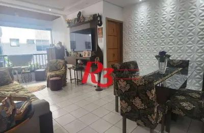 Apartamento com 2 dormitórios à venda, 100 m² por r$ 830.000,00 - pompéia - santos/sp