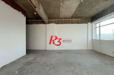Sala para alugar, 41 m² por r$ 3.000,00/mês - vila matias - santos/sp