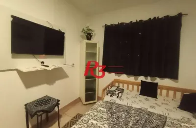 Apartamento com 1 dormitório à venda, 42 m² por r$ 380.000,00 - josé menino - santos/sp