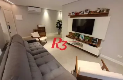 Apartamento à venda, 108 m² por r$ 862.000,00 - embaré - santos/sp