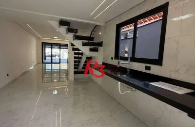 Casa com 4 dormitórios à venda, 204 m² por r$ 1.800.000,00 - boqueirão - praia grande/sp