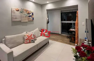 Apartamento com 1 dormitório à venda, 53 m² por r$ 719.000,00 - embaré - santos/sp