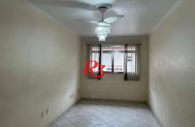 Apartamento com 2 dormitórios à venda, 71 m² por r$ 400.000,00 - campo grande - santos/sp