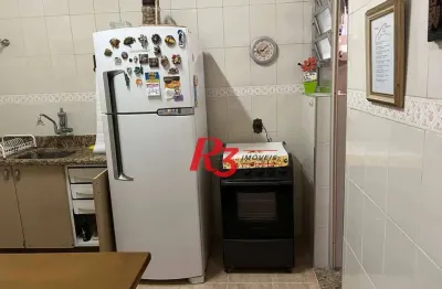Apartamento com 1 dormitório à venda, 78 m² por r$ 500.000,00 - embaré - santos/sp