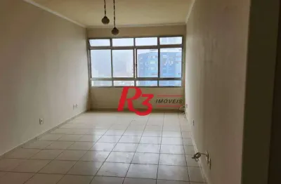Apartamento com 2 dormitórios para alugar, 89 m² por r$ 4.000,00/mês - josé menino - santos/sp