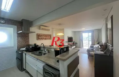 Apartamento com 3 dormitórios à venda, 98 m² por r$ 740.000,00 - vila santo antônio - guarujá/sp