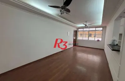 Apartamento com 2 dormitórios à venda, 90 m² por r$ 600.000,00 - gonzaga - santos/sp