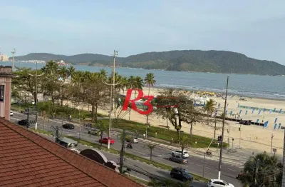 Apartamento com 3 dormitórios para alugar, 126 m² por r$ 5.000,00/mês - gonzaga - santos/sp