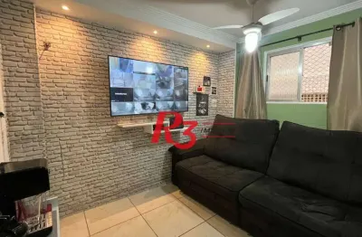 Apartamento com 1 dormitório à venda, 33 m² por r$ 300.000,00 - josé menino - santos/sp