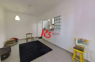 Apartamento com 2 dormitórios à venda, 65 m² por r$ 500.000,00 - ponta da praia - santos/sp