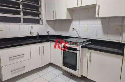 Apartamento com 3 dormitórios à venda, 107 m² por r$ 640.000,00 - boqueirão - santos/sp