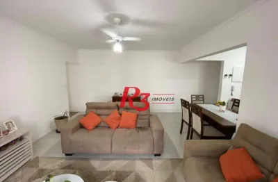 Apartamento com 3 dormitórios à venda, 150 m² por r$ 980.000,00 - ponta da praia - santos/sp