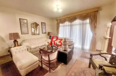 Apartamento com 3 dormitórios à venda, 261 m² por r$ 1.700.000,00 - gonzaga - santos/sp