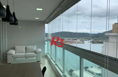 Apartamento para alugar, 167 m² por r$ 14.000,00/mês - ponta da praia - santos/sp