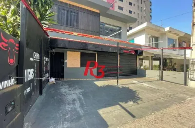 Casa para alugar, 156 m² por r$ 15.000,00/mês - embaré - santos/sp
