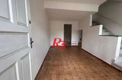 Sobrado com 2 dormitórios à venda, 75 m² por r$ 350.000,00 - macuco - santos/sp