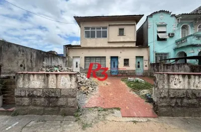 Terreno à venda, 475 m² por r$ 2.700.000,00 - vila matias - santos/sp