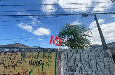 Terreno, 300 m² - venda por r$ 550.000,00 ou aluguel por r$ 4.000,00/mês - estuário - santos/sp